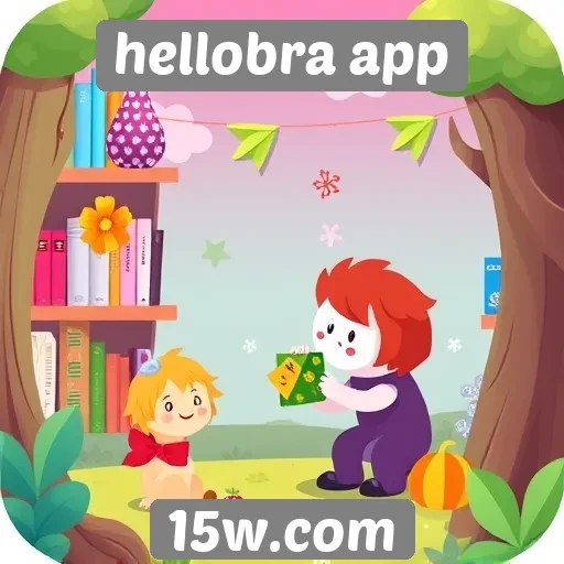 Explorando a biblioteca de jogos do Hellobra app