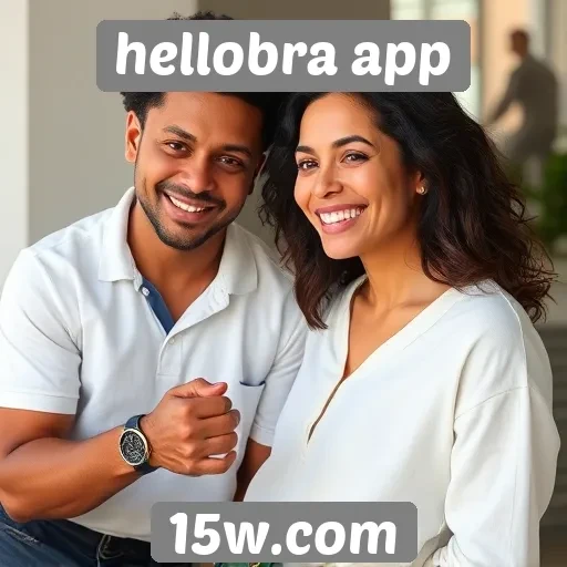 Integração com redes sociais no Hellobra app
